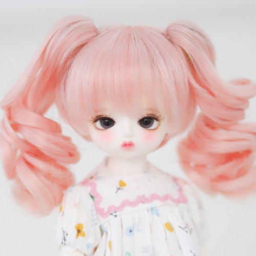 [6-7&quot;] Loli twintails (Light pink)