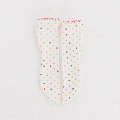 [Enfant/MSD] Beige Dot Socks