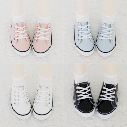[Honey/SD] Leather Sneakers 4 Color 