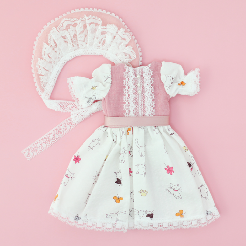 [Bebe31] Fluffy Dress (Pink)