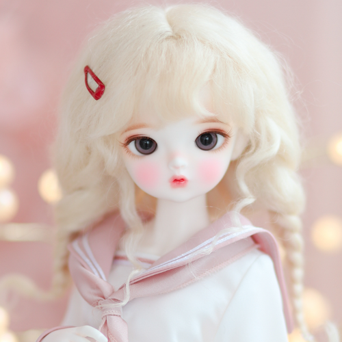 [8-9&quot;] Anna twintails (Mohair)Blond/Ash/Carrot/Pink/Brown