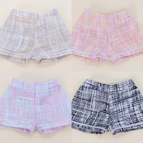 [Mini] Cupid Check H Line SkirtsPink/Yellow/Blue